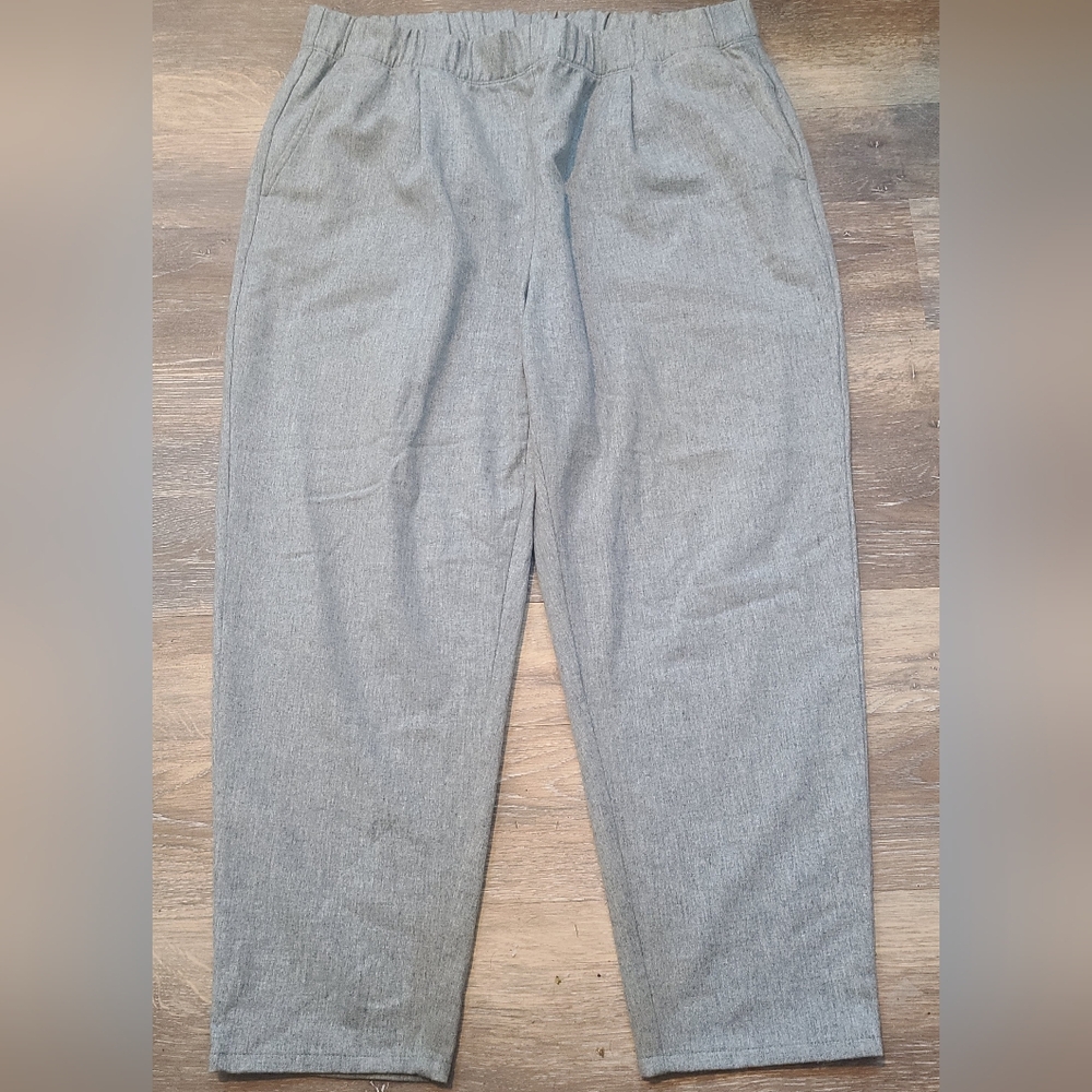 Eileen Fisher Gray Straight Leg Pants